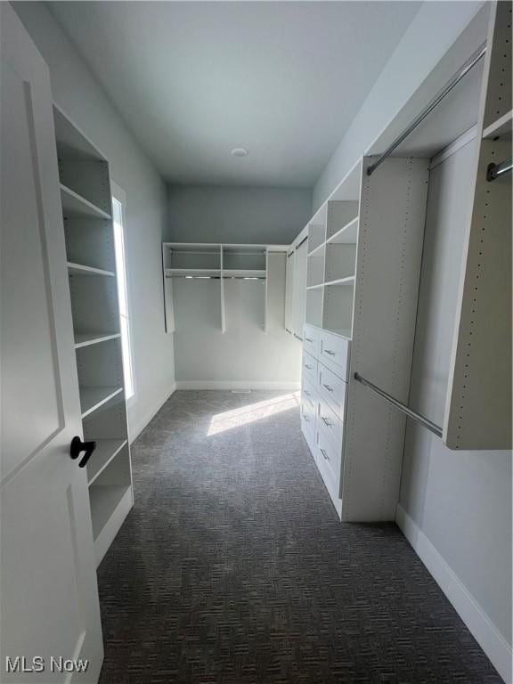 275 Glengarry Dr, Aurora, OH 44202 - walk in closet featuring dark carpet
