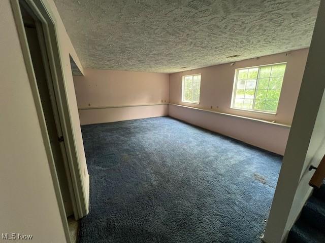 201 Morgan Dr, Painesville, OH 44077 - carpeted empty room featuring a textured ceiling