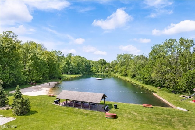 4512 Conestoga Trl, Copley, OH 44321 - water view featuring a heavily wooded area