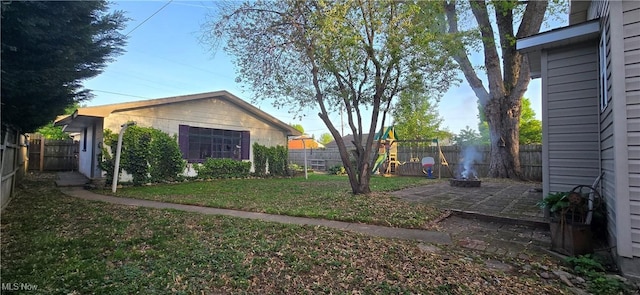 4604 7th Ave, Vienna, WV 26105 - view of yard featuring a playground and a patio