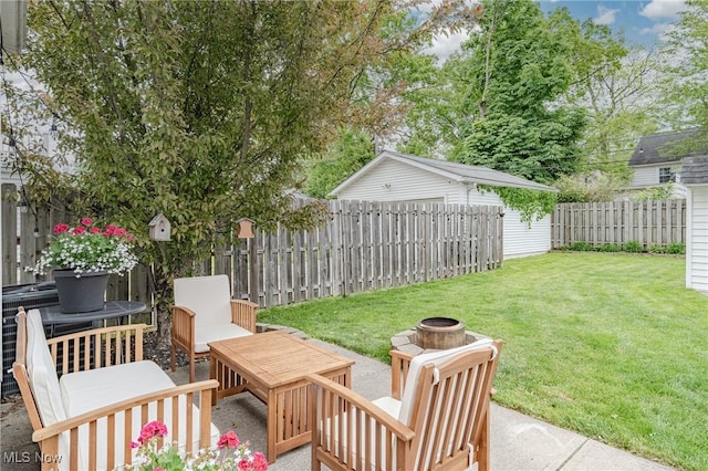 4206 Bushnell Rd, University Heights, OH 44118 - view of yard featuring a patio area