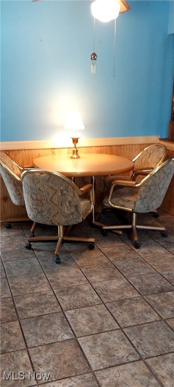 564 Stephens Rd, Akron, OH 44312 - dining area featuring wainscoting