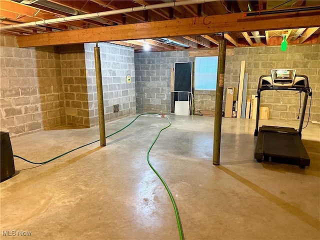 305 Flintwood Dr, Marietta, OH 45750 - view of unfinished basement