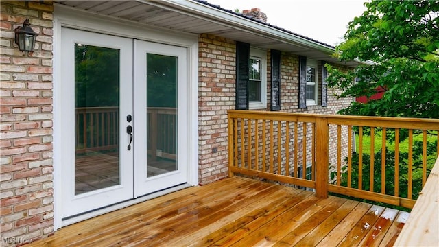 23595 Sandy Creek Rd, Minerva, OH 44657 - deck featuring french doors