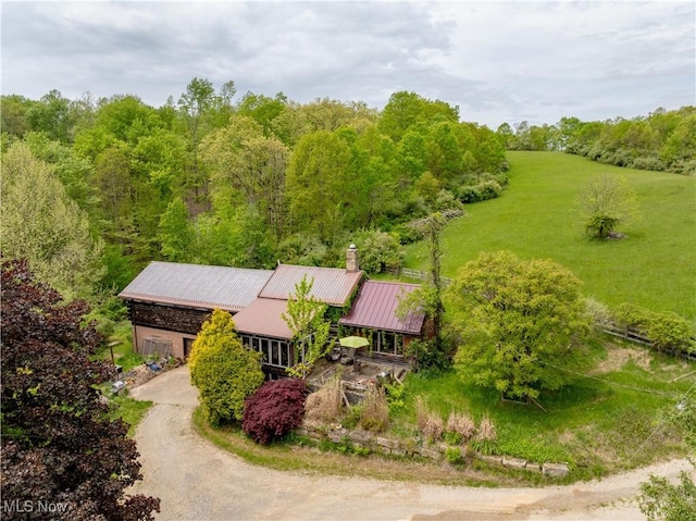 15216 Grove Rd SE, Port Washington, OH 43837 - view from above of property featuring a heavily wooded area