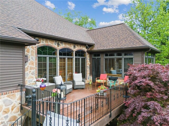 3109 Kennesaw Cir NW, Canton, OH 44708 - view of deck