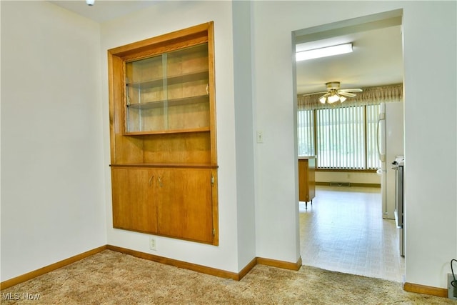 3763 E River Rd, Newton Falls, OH 44444 - hallway featuring carpet and baseboards