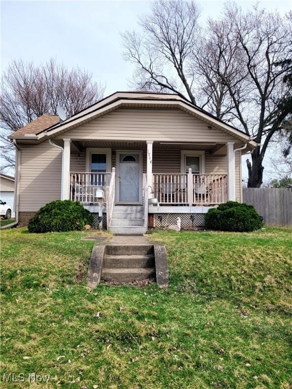 1544 Quimby Ave SW, Canton, OH 44706 - view of front of house with a porch