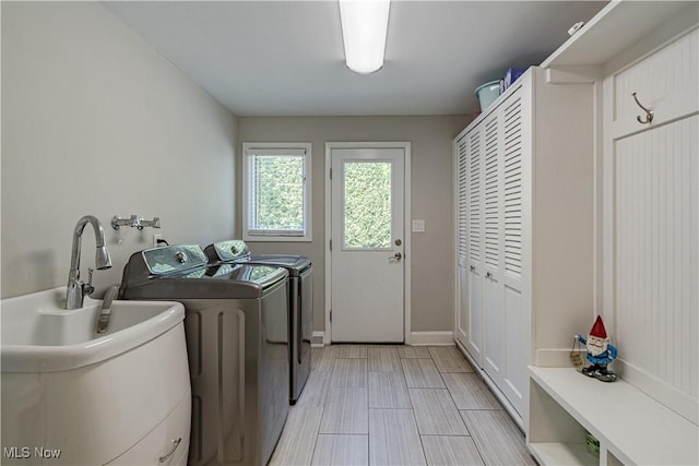 30699 Gates Mills Blvd, Pepper Pike, OH 44124 - laundry room with washing machine and dryer and baseboards