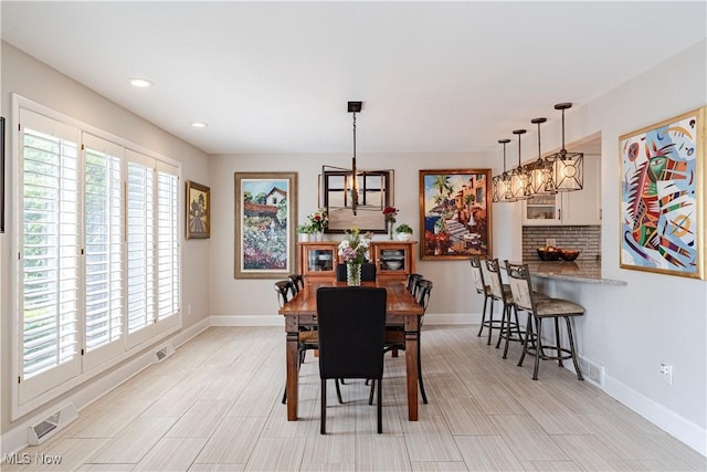 30699 Gates Mills Blvd, Pepper Pike, OH 44124 - dining space with plenty of natural light, baseboards, and recessed lighting