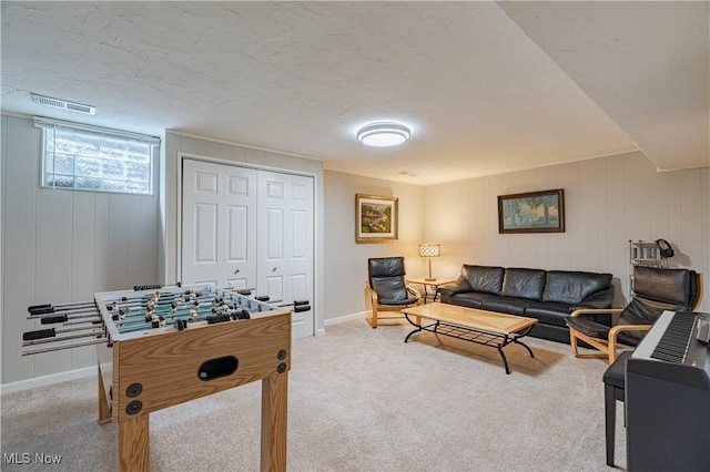30699 Gates Mills Blvd, Pepper Pike, OH 44124 - recreation room with carpet flooring, baseboards, and a textured ceiling