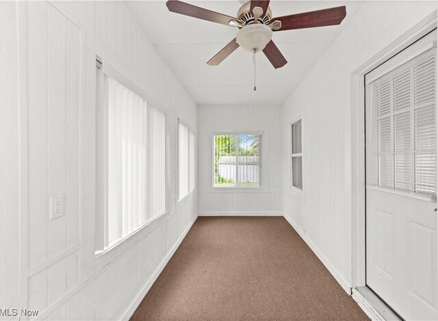 5688 Shawnee Dr, Lyndhurst, OH 44124 - unfurnished sunroom with carpet flooring