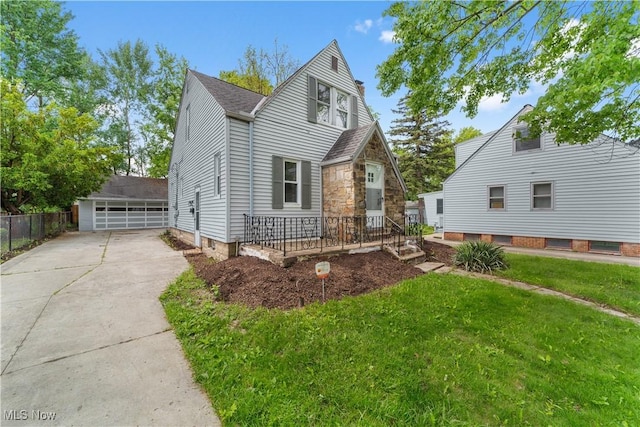 5688 Shawnee Dr, Lyndhurst, OH 44124 - view of front of house featuring a garage