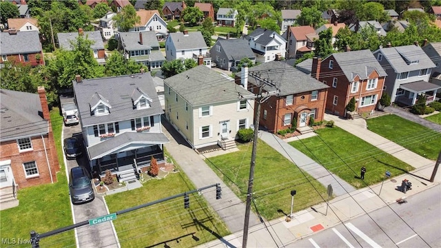 13641 Cedar Rd, University Heights, OH 44118 - aerial perspective of suburban area