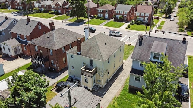 13641 Cedar Rd, University Heights, OH 44118 - aerial perspective of suburban area