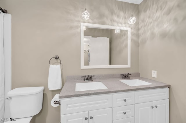 17404 Falling Water Rd, Strongsville, OH 44136 - full bath featuring double vanity and toilet
