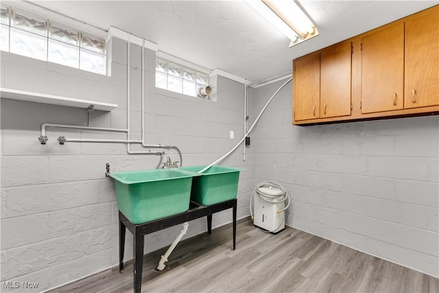 10701 Mountview Ave, Garfield Heights, OH 44125 - basement with light wood-style flooring