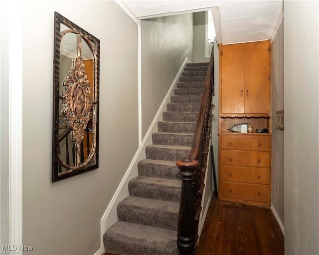 410 E Main St, Lakeside-Marblehead, OH 43440 - stairs featuring wood-type flooring and baseboards