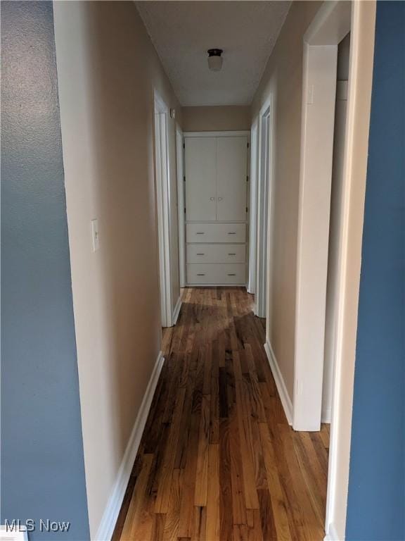 871 Chinook Ave, Akron, OH 44305 - hallway with wood finished floors and baseboards