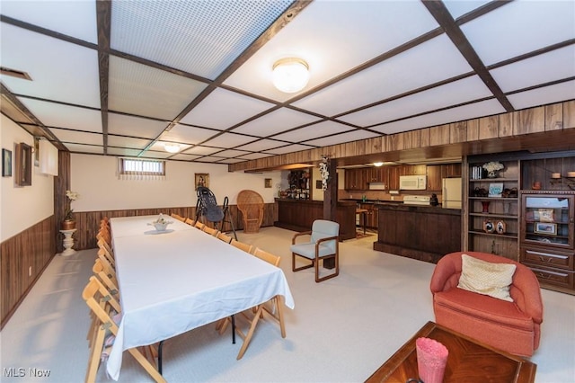 5761 Goodman Cir, North Royalton, OH 44133 - recreation room with wooden walls and wainscoting