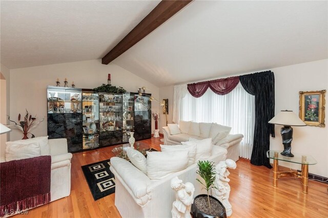 5761 Goodman Cir, North Royalton, OH 44133 - living area with wood finished floors