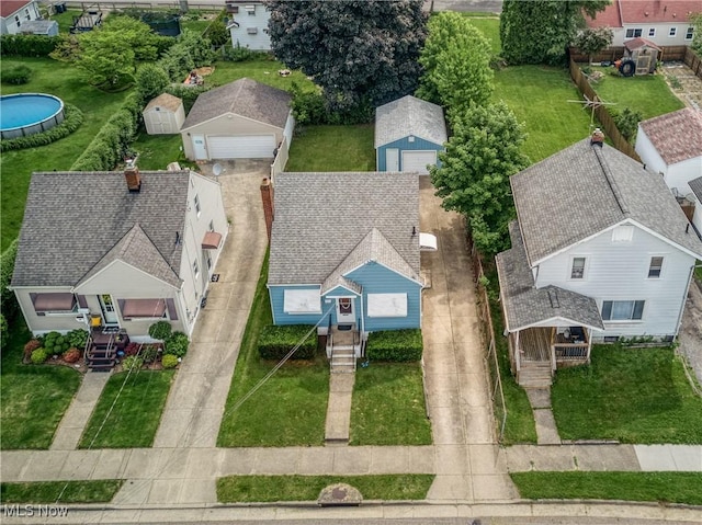 1923 15th St SW, Akron, OH 44314 - aerial view of residential area