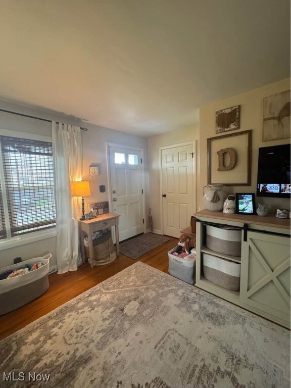 1505 N 14th St, Cambridge, OH 43725 - foyer with healthy amount of natural light and wood finished floors