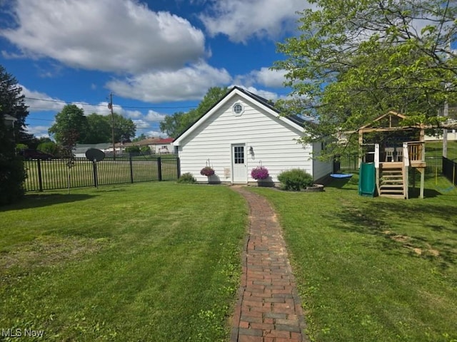 1505 N 14th St, Cambridge, OH 43725 - view of property exterior with a playground