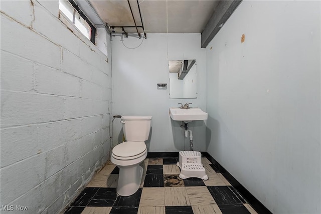 3573 Severn Rd, Cleveland Heights, OH 44118 - bathroom with toilet and a sink