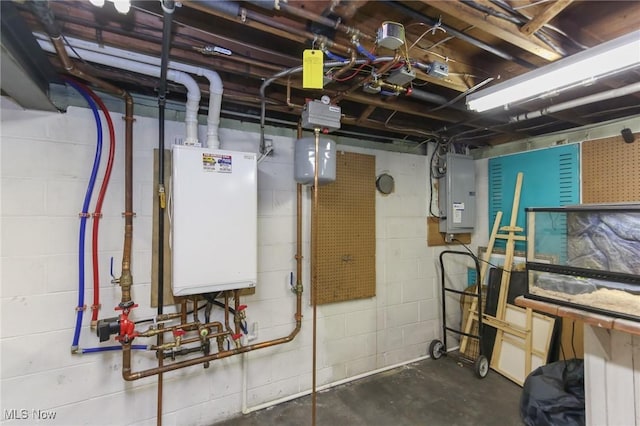 12274 Kile Rd, Chardon, OH 44024 - utilities with electric panel and water heater