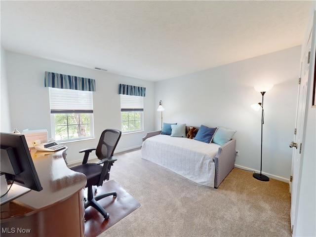 4171 Appleridge Ln, Richfield, OH 44286 - carpeted bedroom with a desk and baseboards