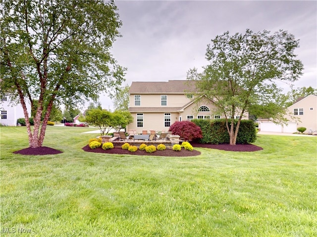 4171 Appleridge Ln, Richfield, OH 44286 - view of green lawn with a patio area