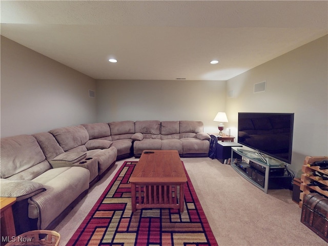 4171 Appleridge Ln, Richfield, OH 44286 - living area with carpet flooring and recessed lighting