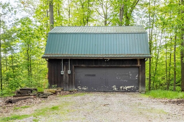 17444 Old State Rd, Middlefield, OH 44062 - view of detached garage
