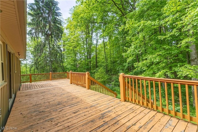 17444 Old State Rd, Middlefield, OH 44062 - view of wooden terrace