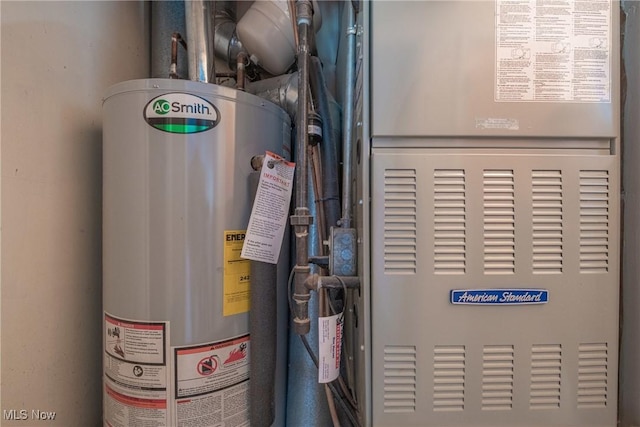 380 Longview Rd, Medina, OH 44256 - utility room featuring water heater and heating unit