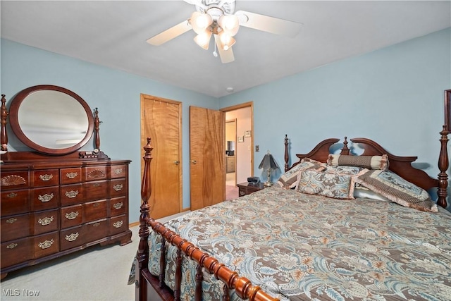 4002 Canterbury Ct, Lorain, OH 44053 - carpeted bedroom featuring a ceiling fan