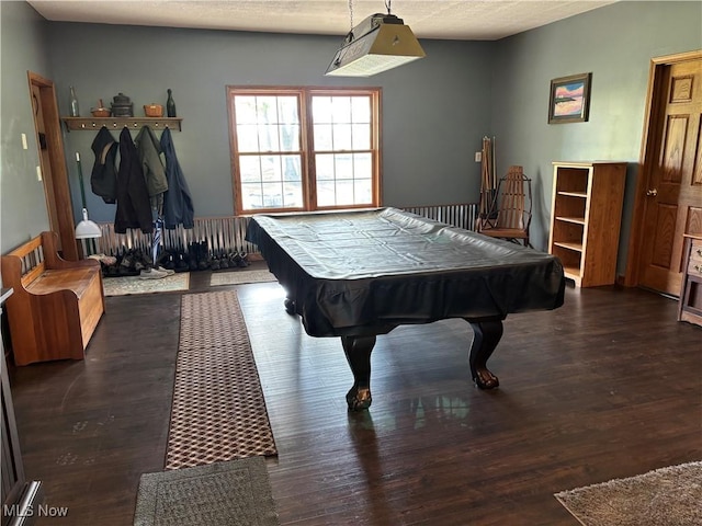 6516 Fee Rd, Rome, OH 44085 - rec room featuring wood finished floors and billiards table
