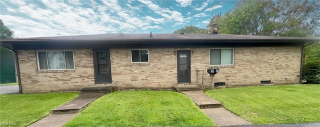 432-434 N Main St, Munroe Falls, OH 44262 - view of front of property with a front lawn and brick siding