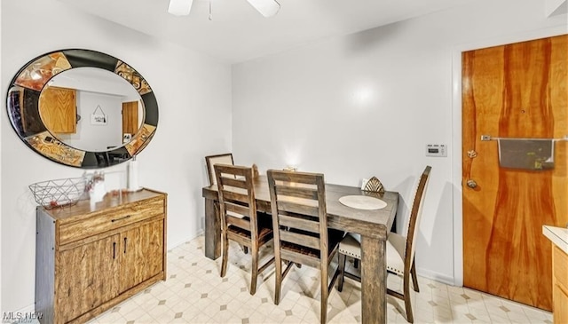 432-434 N Main St, Munroe Falls, OH 44262 - dining room with light flooring and ceiling fan