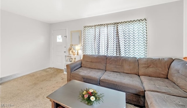432-434 N Main St, Munroe Falls, OH 44262 - carpeted living area with baseboards