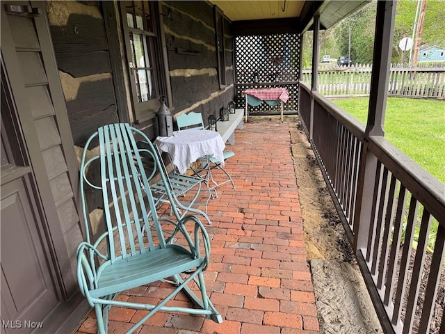 199 E 3rd St, Zoar, OH 44697 - view of covered porch