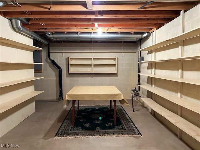 592 Charles Pl, Highland Heights, OH 44143 - unfinished basement featuring electric panel