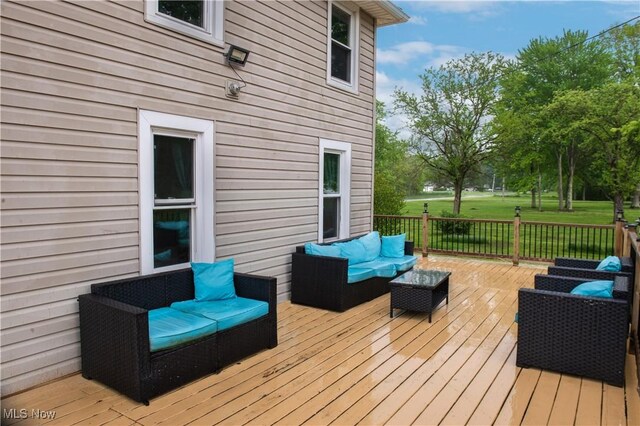625 Bristol Champion Townline Rd NW, Bristolville, OH 44402 - wooden deck featuring an outdoor hangout area