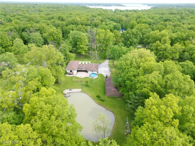 17801 Ellsworth Rd, Lake Milton, OH 44429 - aerial view of a heavily wooded area and a nearby body of water