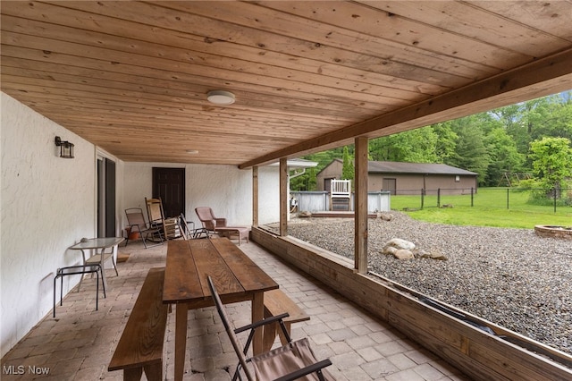 17801 Ellsworth Rd, Lake Milton, OH 44429 - sunroom with plenty of natural light