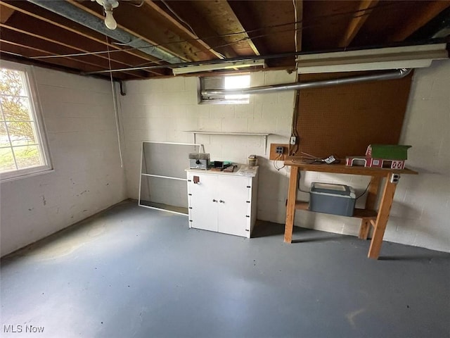6391 Viking, East Canton, OH 44730 - basement with concrete block wall
