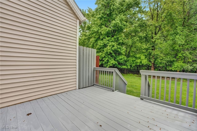 3527 Perry Ct, Lorain, OH 44053 - view of wooden deck