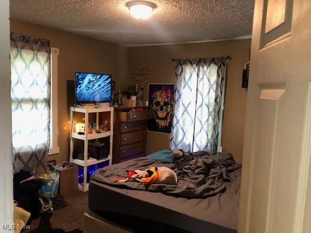 1817 Penn Pl NE, Canton, OH 44704 - carpeted bedroom featuring a textured ceiling