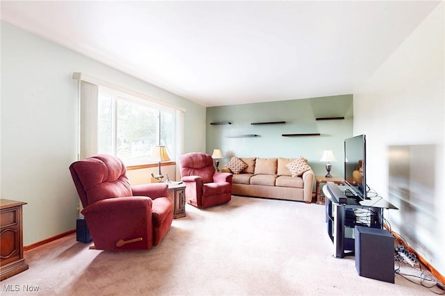 213 Pico St, Steubenville, OH 43952 - living area featuring light colored carpet and baseboards